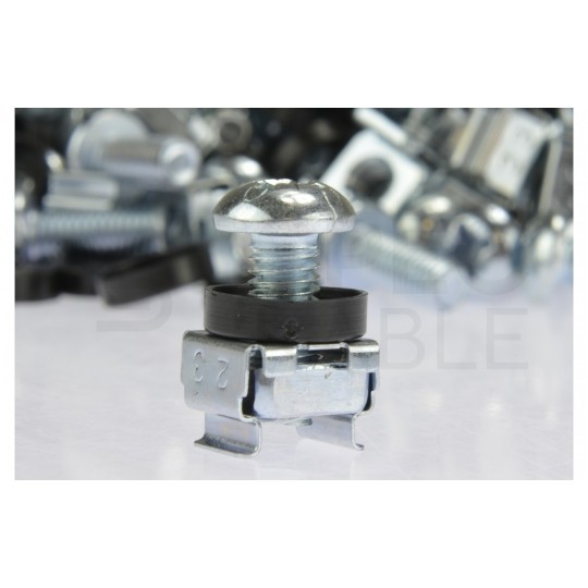 Śruby montażowe M6 do szafy RACK 19" (zestaw) 100szt.