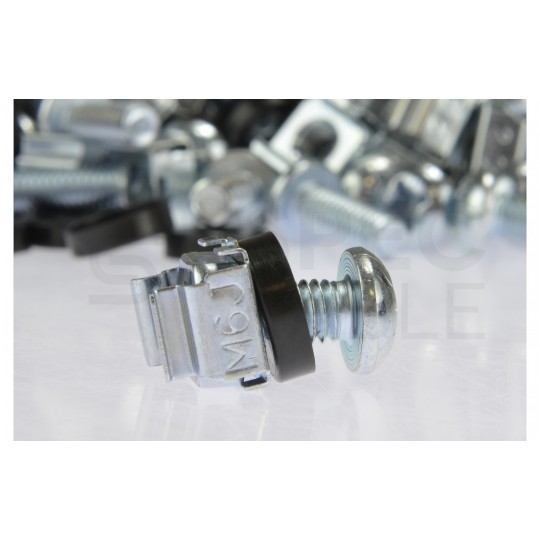 Śruby montażowe M6 do szafy RACK 19" (zestaw) 100szt.