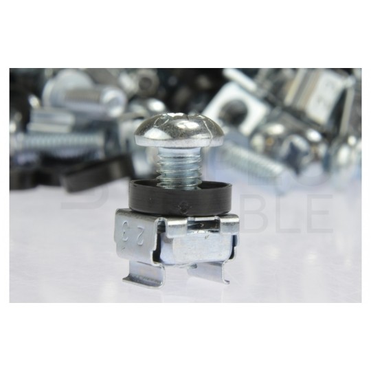 Śruby montażowe M6 do szafy RACK 19" (zestaw) 20szt.