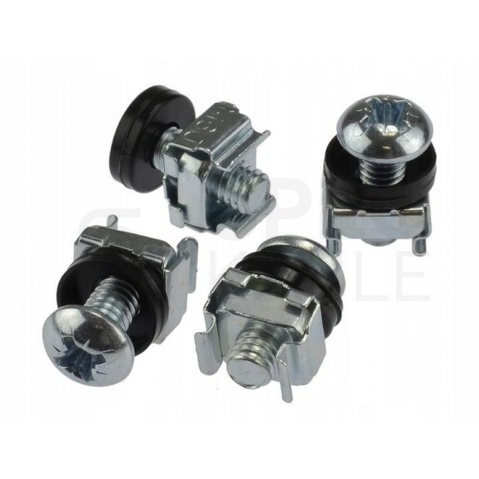 Śruby montażowe M6 do szafy RACK 19" (zestaw) 20szt.