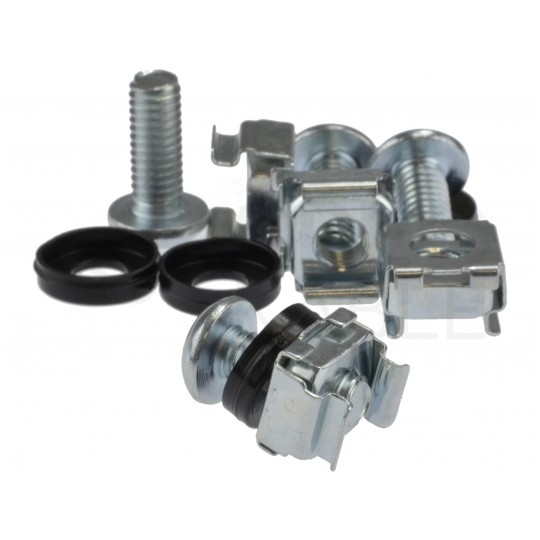 Śruby montażowe M6 do szafy RACK 19" (zestaw) 4szt.