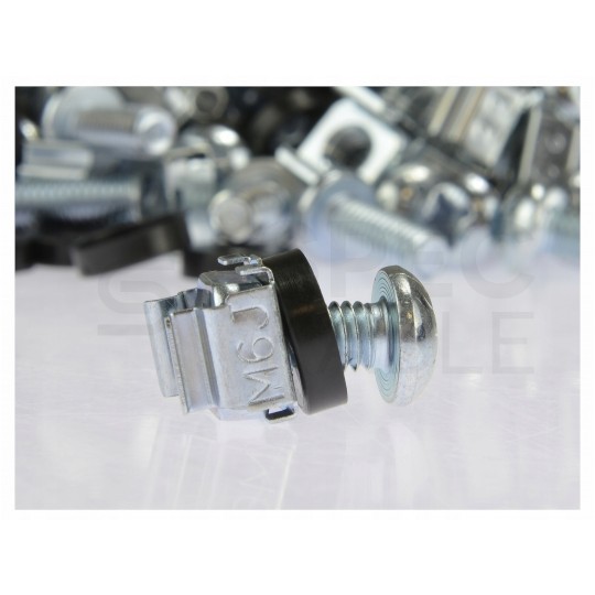 Śruby montażowe M6 do szafy RACK 19" (zestaw) 4szt.