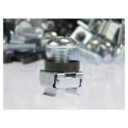 Śruby montażowe M6 do szafy RACK 19" (zestaw) 4szt.