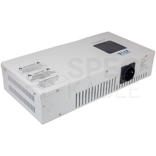 Stabilizator napięcia sieciowego AVR 5000VA 8% SLIM VOLT