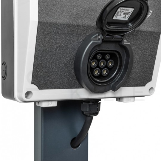 Stacja ładowania dla pojazdów elektrycznych na słupku Typ 2 11kW 16A 3-fazowa DOKTORVOLT DV-0096-EV