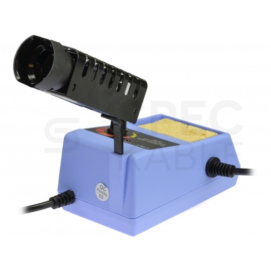 Stacja lutownicza regulowana grot z kołnierzem, gąbka, podstawka 160-500°C 50W REBEL