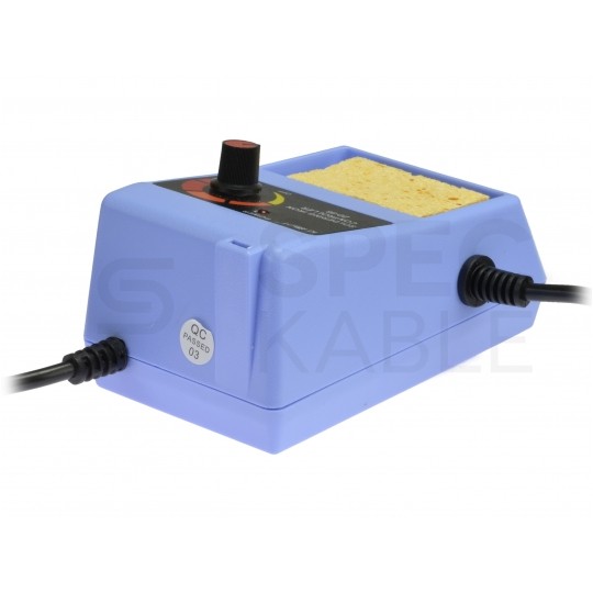 Stacja lutownicza regulowana grot z kołnierzem, gąbka, podstawka 160-500°C 50W REBEL