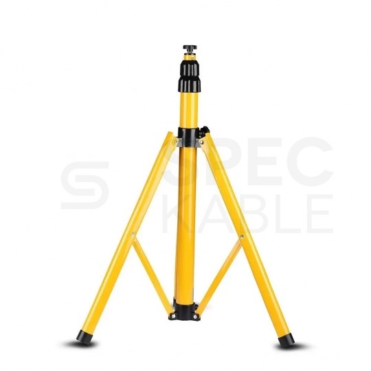 Statyw do naświetlaczy na trójnogu żółty, wysokość 0,94-1,8m V-TAC VT-41150Y
