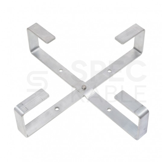 Stelaż zapasu kabla stały 400x400x95mm aluminiowy compact PFOT