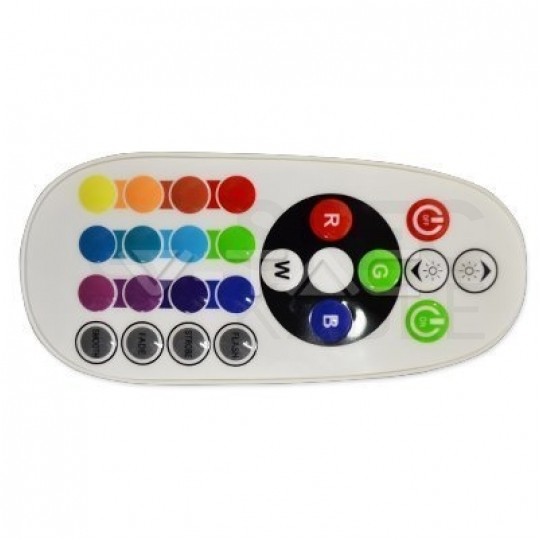 Sterownik do taśm led RGB+ pilot 12V/24V 72W 6A V-TAC VT-2472