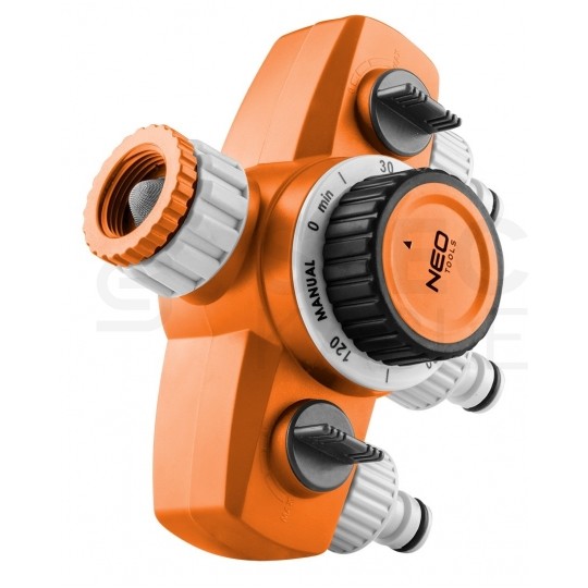 Sterownik nawadniania, 3-zaworowy mechaniczny zegar przepływu wody NEO 15-750