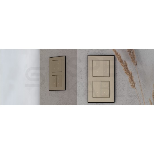 Sterownik przyciskowy oświetleniowy Wi-Fi SWITCH 16A 230V SIMON 54 GO czarny Kontakt Simon DEW1W.01/49