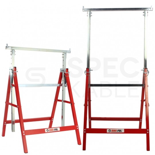 Stojak warsztatowy koziołek budowalny 150kg 80x58cm MARPOL 2szt.