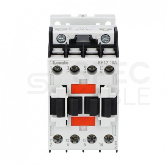 Stycznik mocy przekaźnik 12A 5,7kW przy 400VAC cewka 230V (3NO + 1NO pomocniczy) 3-modułowy LOVATO