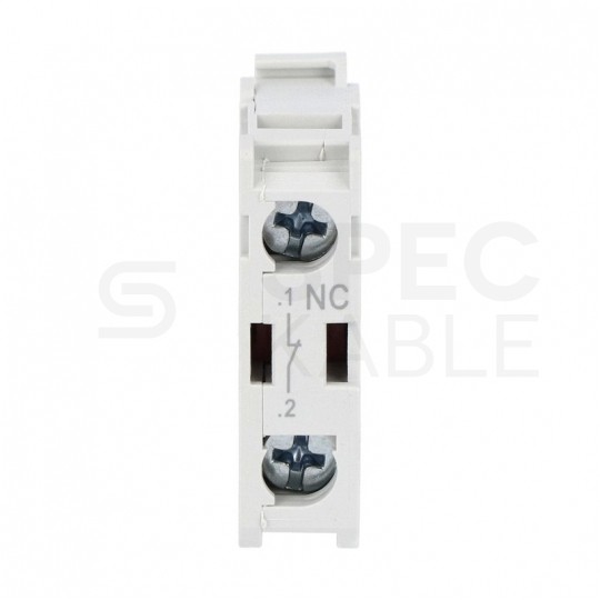 Styk pomocniczy zestyk 1NC (3A 230V) do przycisków sterowniczych serii Platinum LOVATO LPXC01