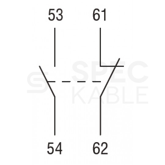 Styk pomocniczy zestyk 1NO + 1NC (3A 230V) do styczników mocy MINI serii 11BG LOVATO 11BGX1011