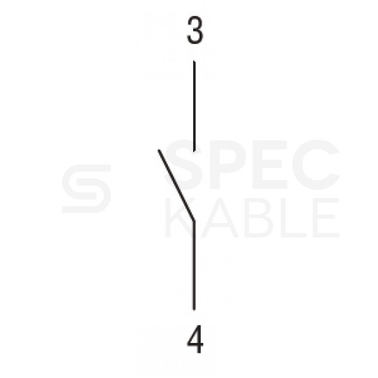 Styk pomocniczy zestyk 1NO (3A 230V) do przycisków sterowniczych serii Platinum LOVATO LPXC10