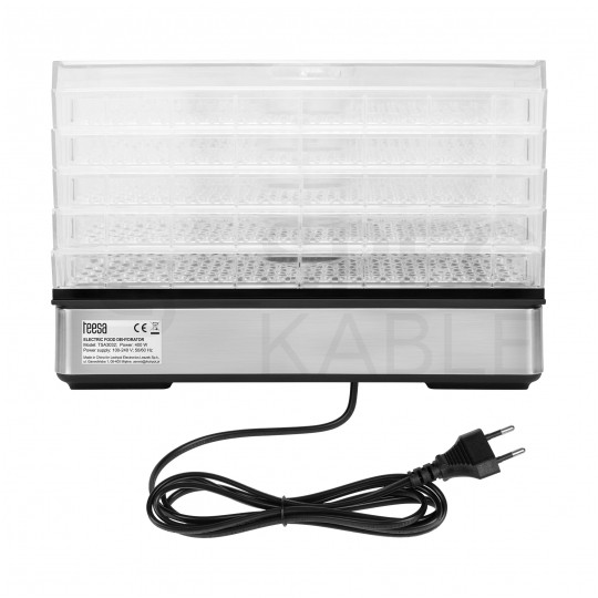 Suszarka do grzybów owoców warzyw 400W z regulacją temperatury TESSA