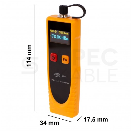 Światłowodowy miernik mocy optycznej GM65 BENETECH