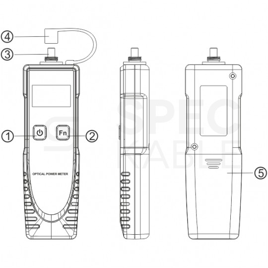 Światłowodowy miernik mocy optycznej GM65 BENETECH