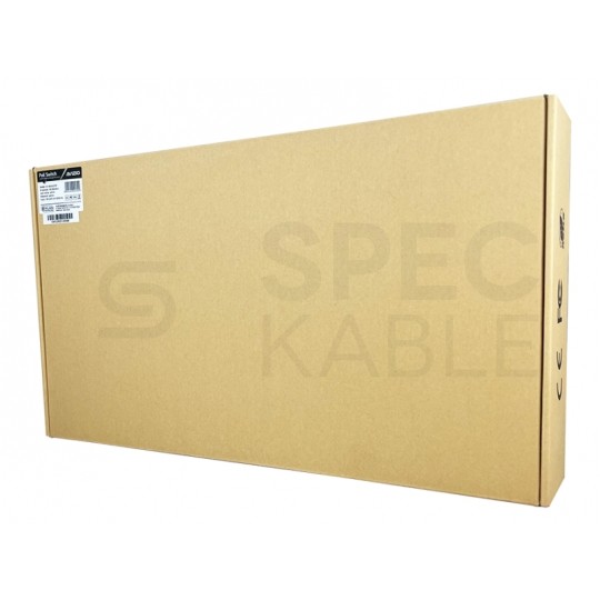 Switch 19" RACK 24x port RJ45 (Gigabit Ethernet 1000Mb/s) + 2x port SFP Uplink 1Gb/s + 1 port konsolowy RJ45, przełącznik zarządzalny L2 AVIZIO