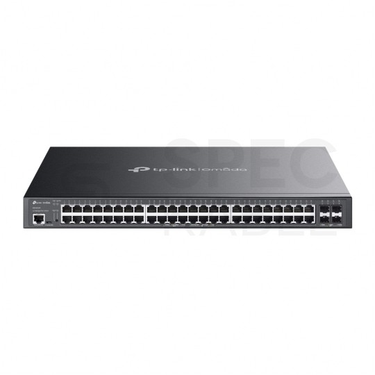 Switch 19" RACK 48x port RJ45 (Gigabit Ethernet 1000Mb/s) + 4x port SFP+ (10Gb/s) przełącznik zarządzalny L2 TP-Link SG3452XP