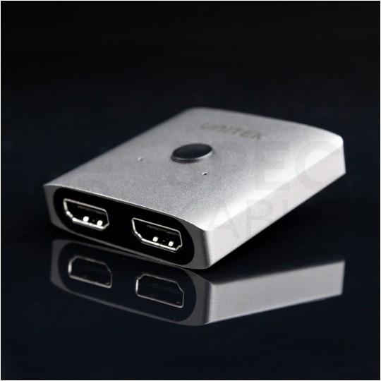 Switch HDMI 2.0 Splitter 2x wejście / 1x wyjście 4K@60 Ultra HD dwukierunkowy UNITEK