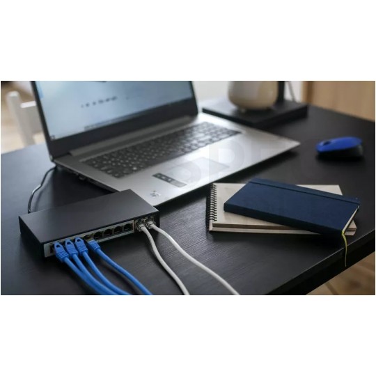 Switch PoE Desktop 10x port RJ45 (Fast Ethernet 100Mb/s, w tym 8x PoE+ i 2x Uplink) przełącznik niezarządzalny Extralink Ceres