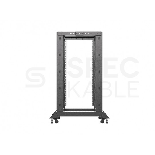 Szafa stojąca OPEN RACK 19" 22U 600x800mm do serwerów i magazynów energii otwarta czarna LANBERG