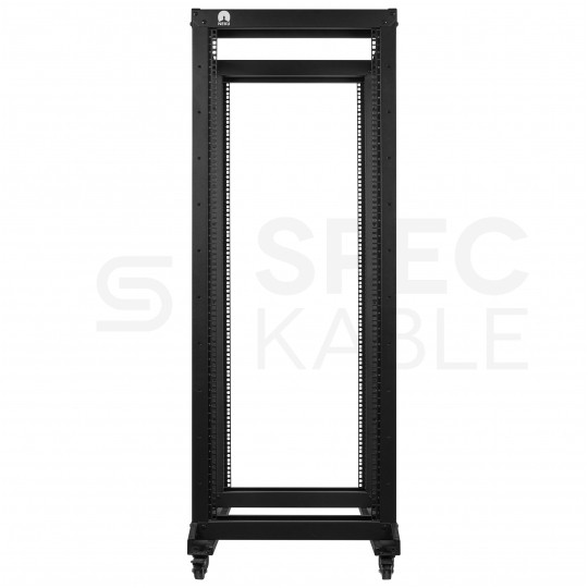 Szafa stojąca OPEN RACK 19" 32U 600x1000mm Stojak do serwerów i magazynów energii Otwarta Czarna NEKU