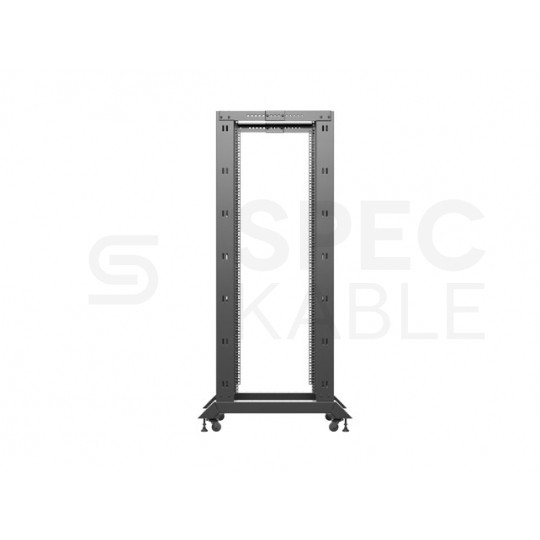 Szafa stojąca OPEN RACK 19" 32U 600x800mm do serwerów i magazynów energii otwarta czarna LANBERG
