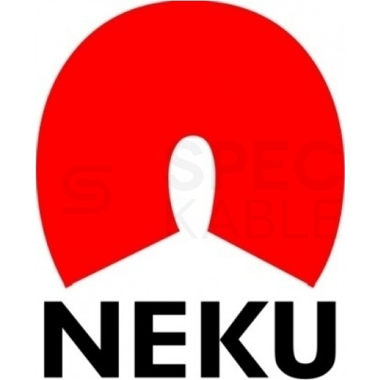 Szafa stojąca RACK 19" 18U 600x800mm drzwi szklane czarna (złożona) NEKU FLR + wyposażenie