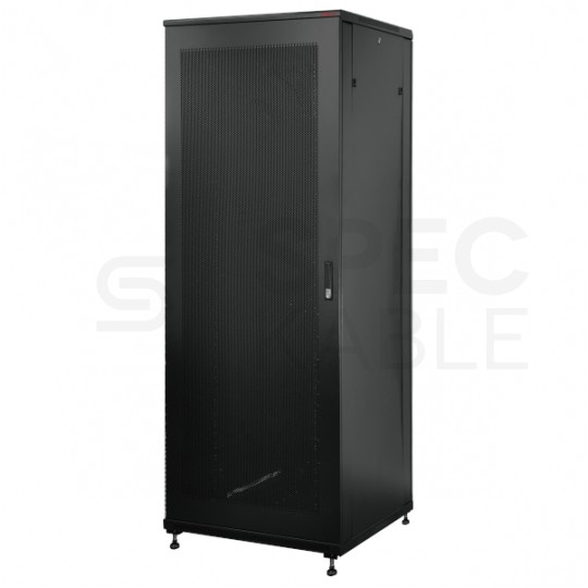 Szafa stojąca RACK 19" 42U 800x1000mm perforowana serwerowa czarna 800kg Q-LANTEC