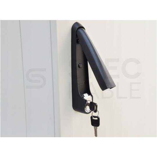 Szafa stojąca RACK 19" 42U 800x800mm drzwi szklane czarna TOTEN G7