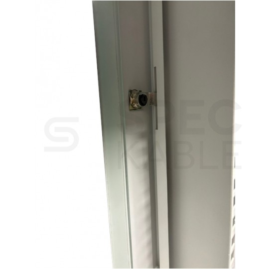 Szafa wisząca RACK 10" 6U 300mm drzwi szklane szara NETRACK S-Line