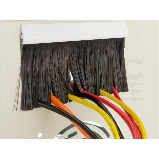 Szafa wisząca RACK 10" 9U 300mm drzwi szklane szara NEKU TS