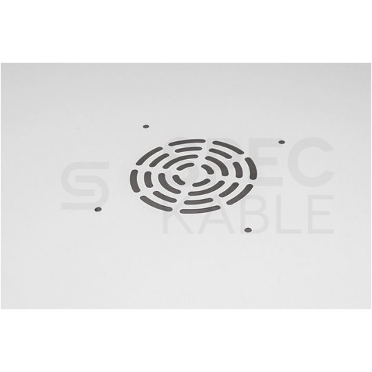 Szafa wisząca RACK 19" 12U 450mm drzwi szklane szara BOX