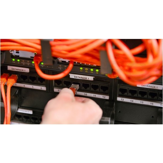 Szafa wisząca RACK 19" 15U 450mm drzwi szklane czarna GTS zdejmowane boki Seria AD