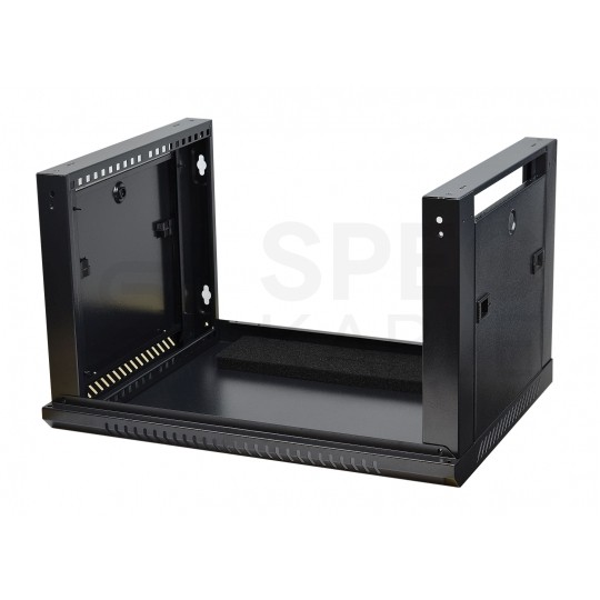 Szafa wisząca RACK 19" 18U 600mm drzwi szklane czarna NEKU TS BOX