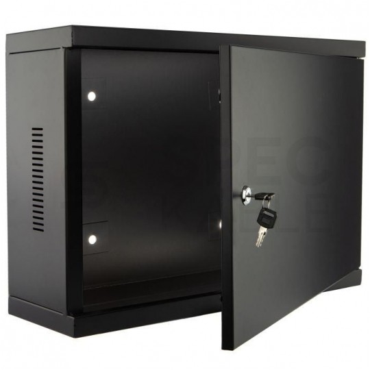 Szafa wisząca RACK 19" 3U skrzynka uniwersalna typu TPR 180mm czarna CATV NEKU