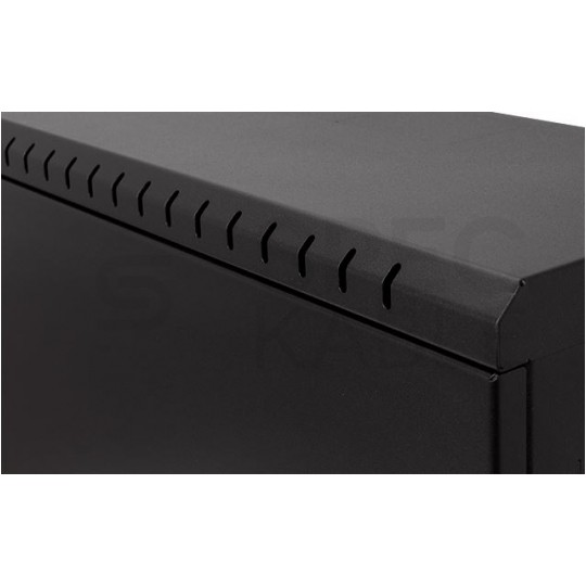 Szafa wisząca RACK 19" 3U typu skrzynka uniwersalna TPR 180mm czarna CATV