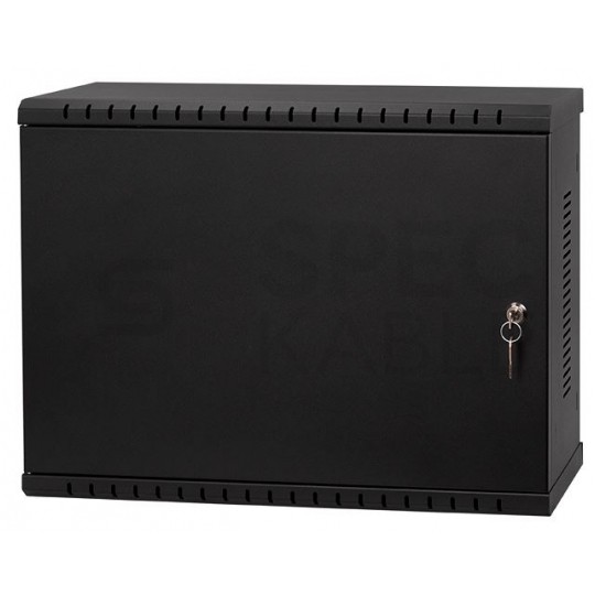 Szafa wisząca RACK 19" 3U typu skrzynka uniwersalna TPR 180mm czarna CATV