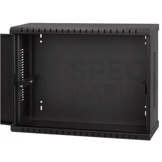 Szafa wisząca RACK 19" 3U typu skrzynka uniwersalna TPR 180mm czarna CATV