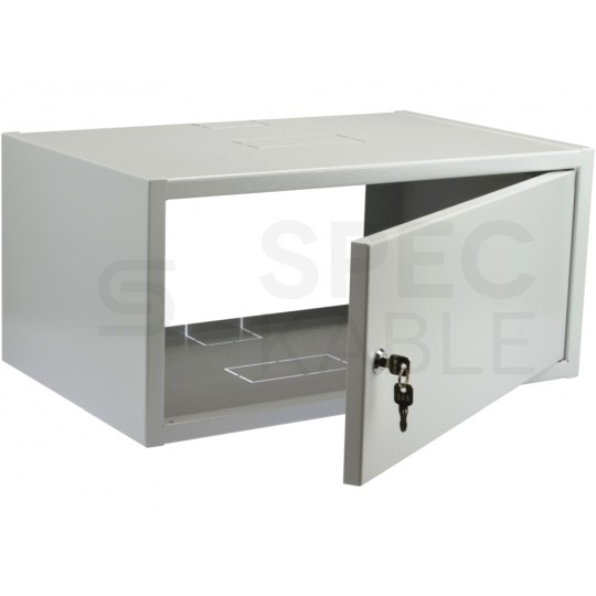 Szafa wisząca RACK 19" 4,5U 350mm drzwi pełne szara NEKU