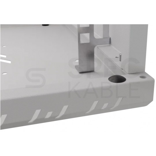 Szafa wisząca RACK 19" 6U 350mm drzwi szklane szara BOX