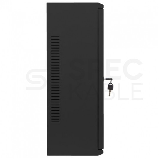 Szafa wisząca RACK 19" 6U+3U DIN typu skrzynka uniwersalna 540x200mm czarna CATV LANBERG