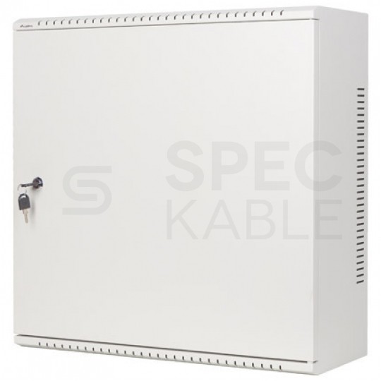 Szafa wisząca RACK 19" 6U+3U DIN typu skrzynka uniwersalna 540x200mm szara CATV LANBERG