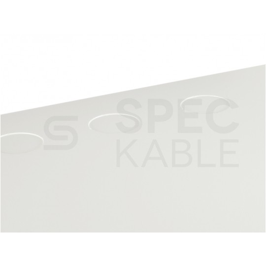 Szafa wisząca RACK 19" 6U 400mm drzwi szklane szara GT