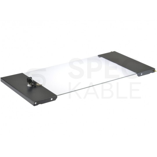 Szafa wisząca RACK 19" 6U 450mm drzwi szklane czarna NEKU TS BOX