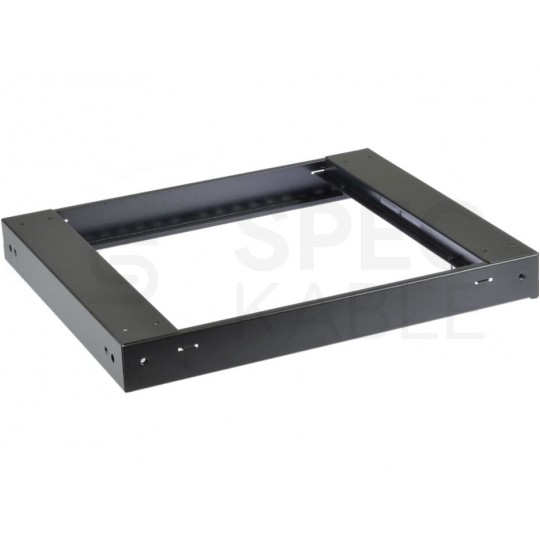 Szafa wisząca RACK 19" 6U 450mm drzwi szklane czarna NEKU TS BOX